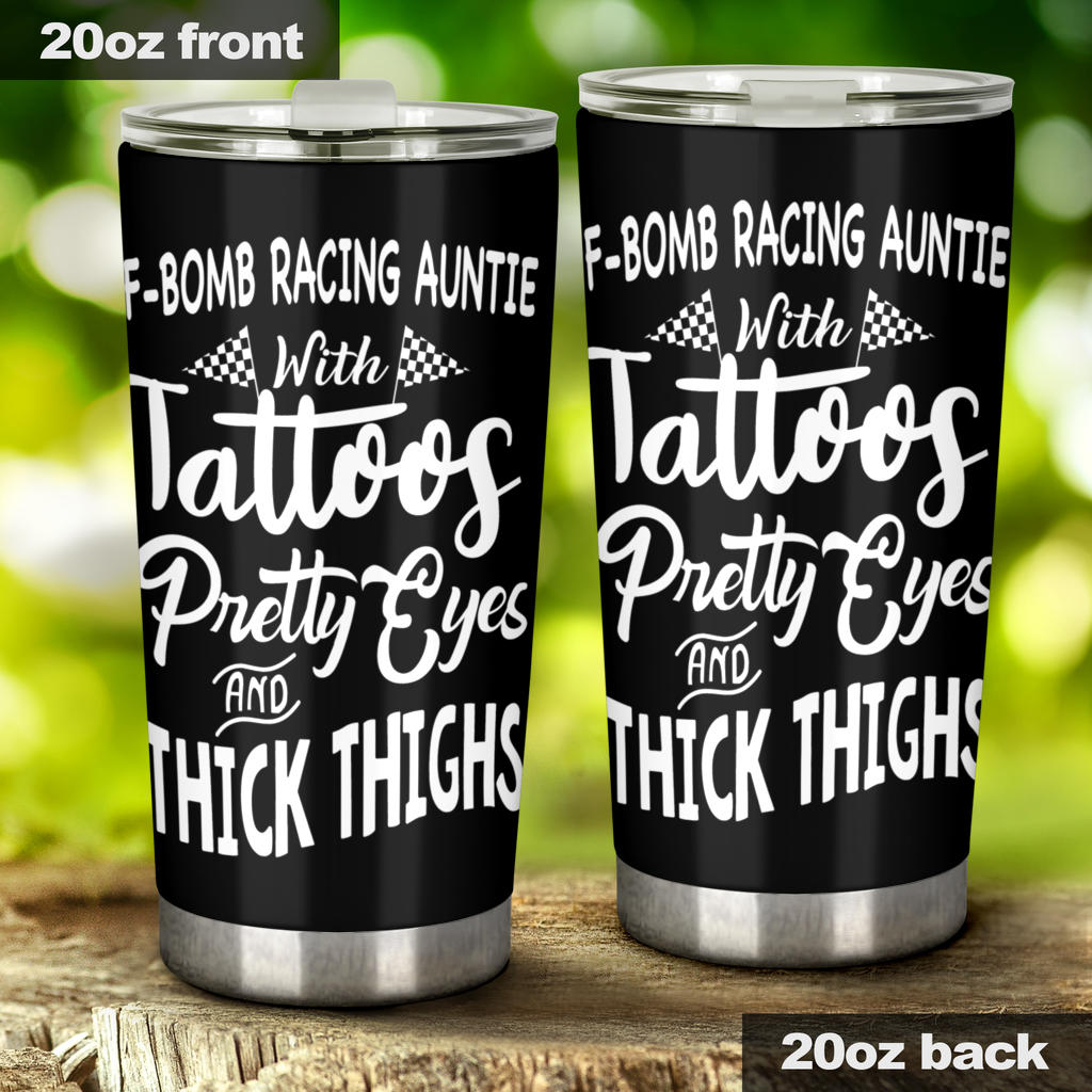 racing aunt tumbler