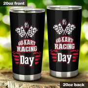 go kart racing tumbler