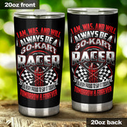 go kart racing tumbler