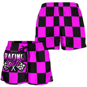 Racing Girl Checkered Shorts