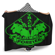 Dirt Racing Forever Late Model Hooded Blanket