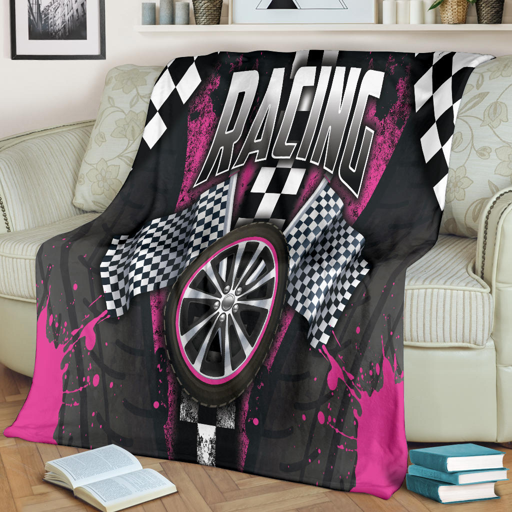 Racing Pink Blanket