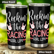 racing girl tumbler