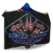 Drag Racing Forever USA Hooded Blanket