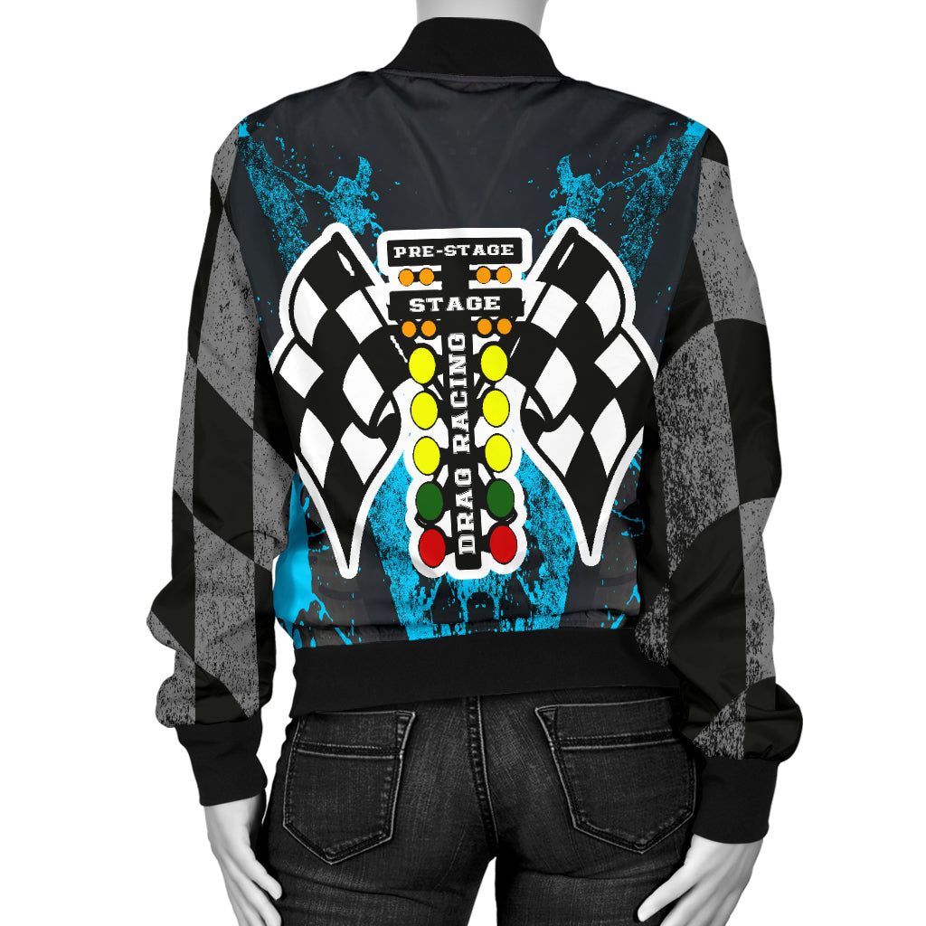 Drag Racing Women's Bomber Jacket RBCB