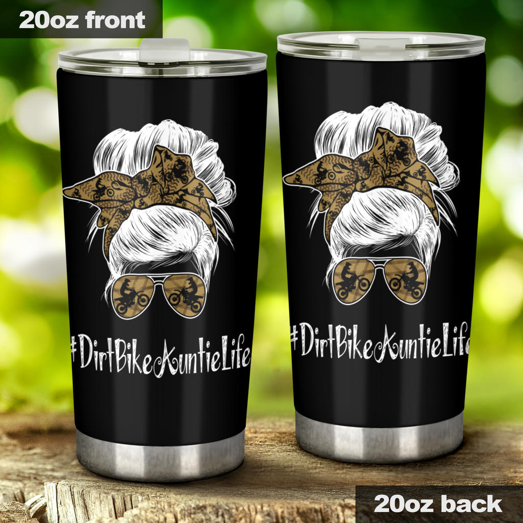 Dirt Bike Auntie Life Tumbler