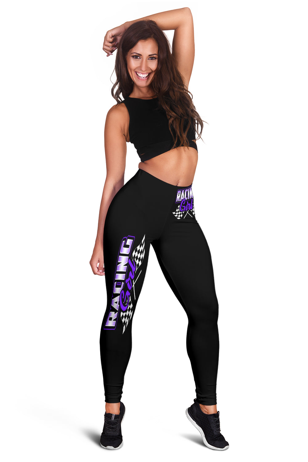 Racing girl leggings