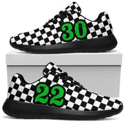 custom racing sneakers number