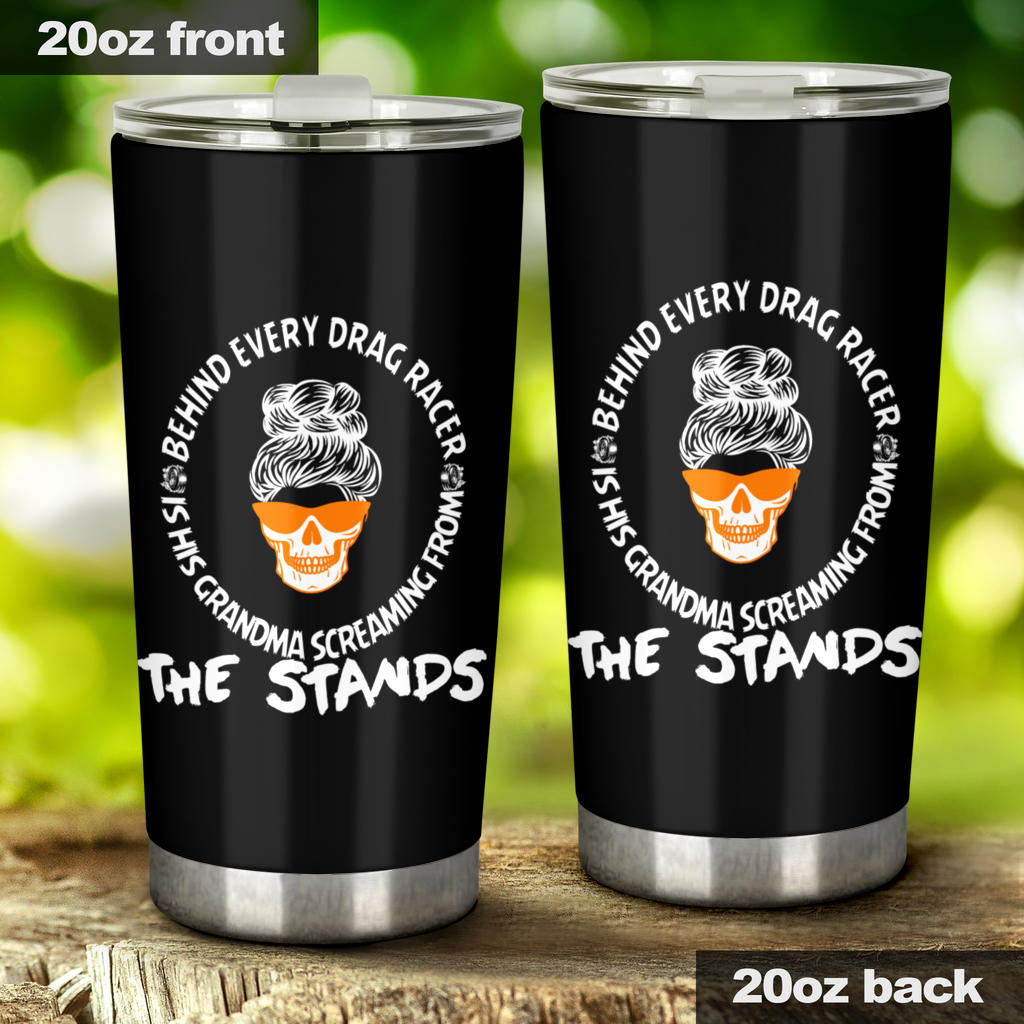 Drag Racing Grandma Tumbler