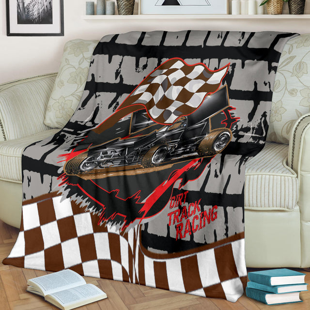 Dirt Racing Hooded Blanket RBPI