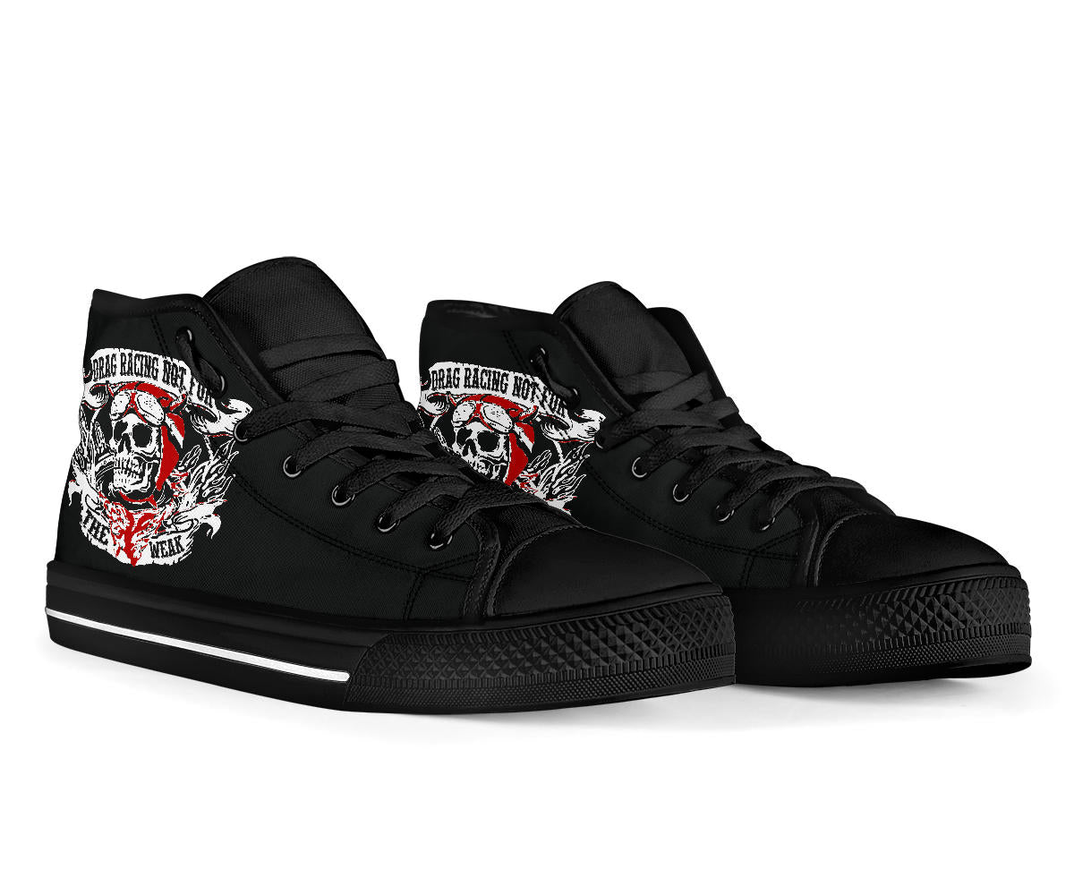 Drag Racing High Top Shoes