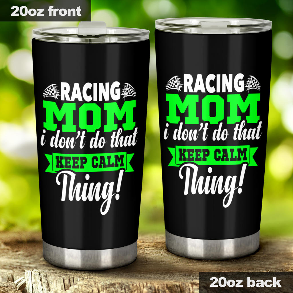 racing mom tumbler