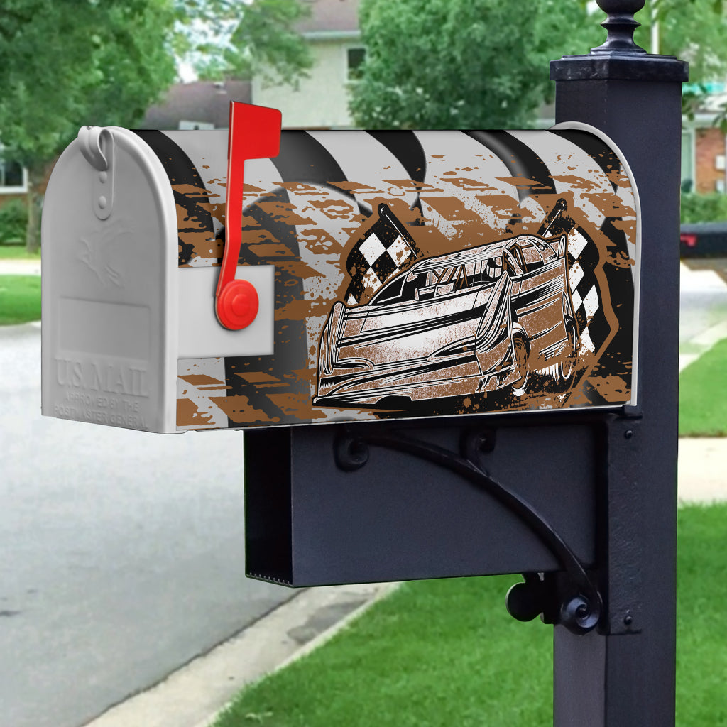 Dirt Racing Family Mailbox Cover LM
