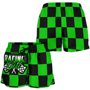 Racing Girl Checkered Shorts