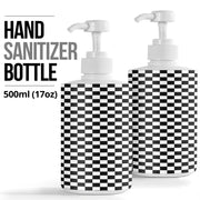 Racing Checkered Sanitizer Bottle