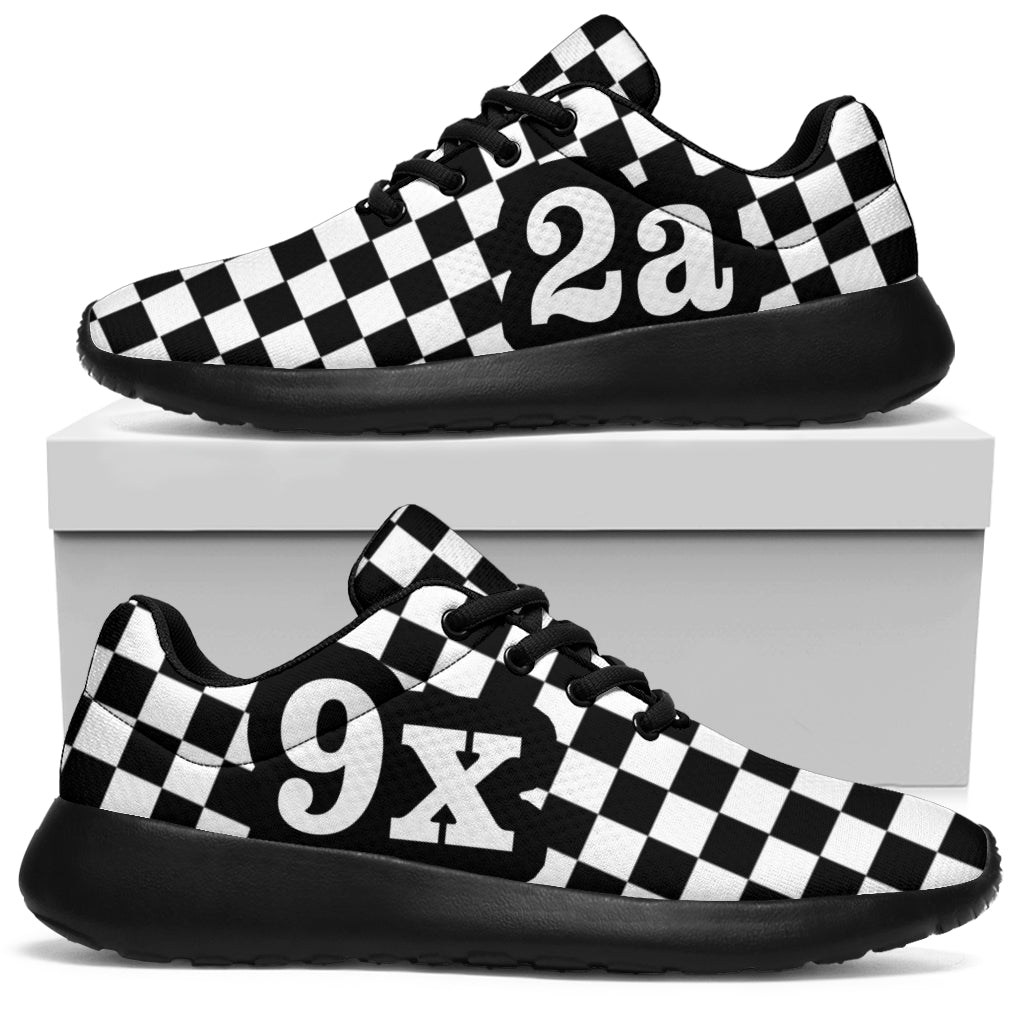 custom racing sneakers Number