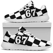 Custom Racing Sneakers Checkered Flag