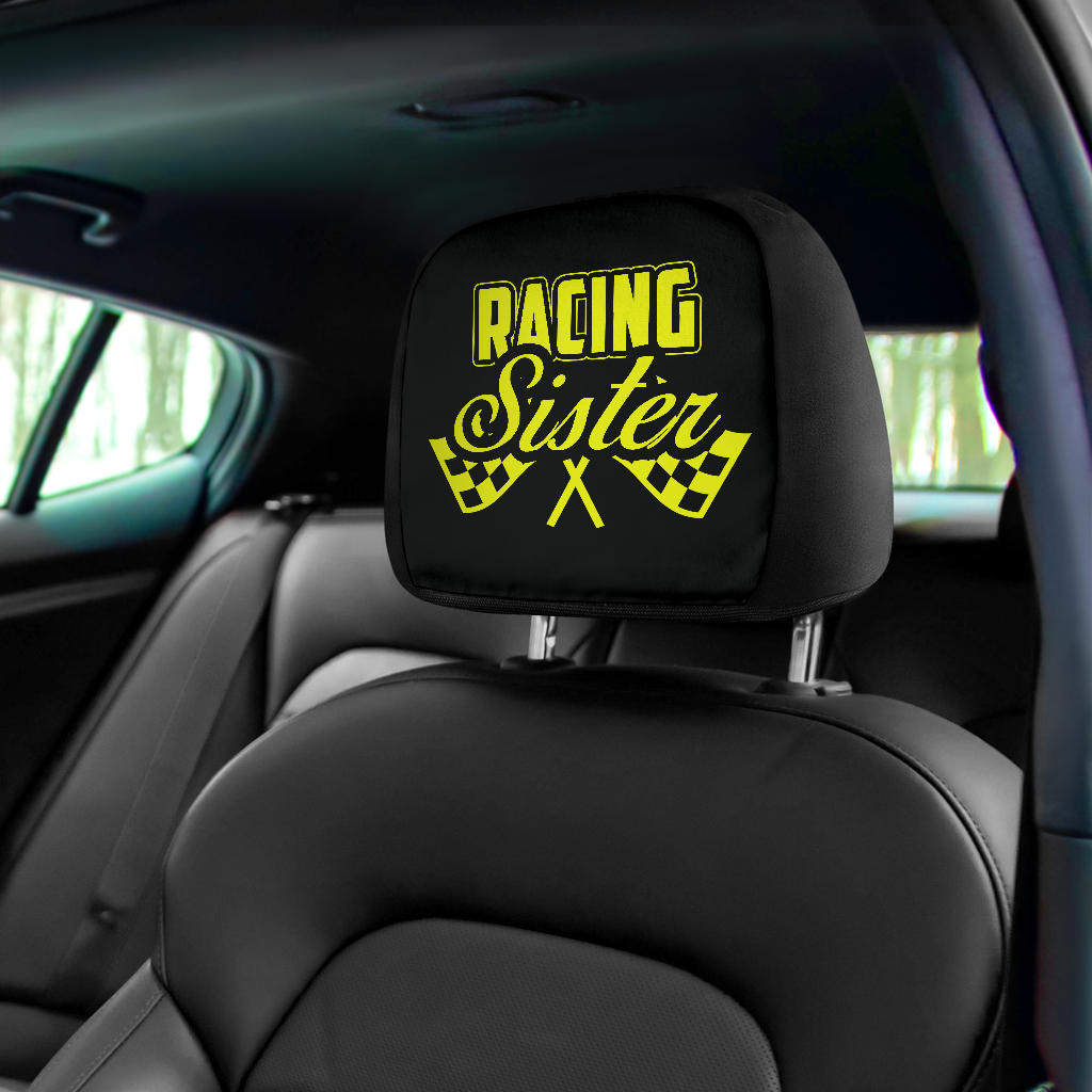 Racing Car Seat Headrest Covers