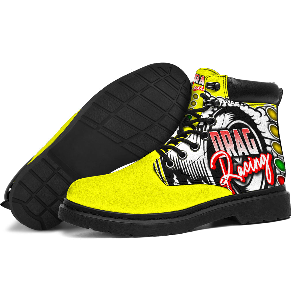Drag Racing All-Season Boots yellow