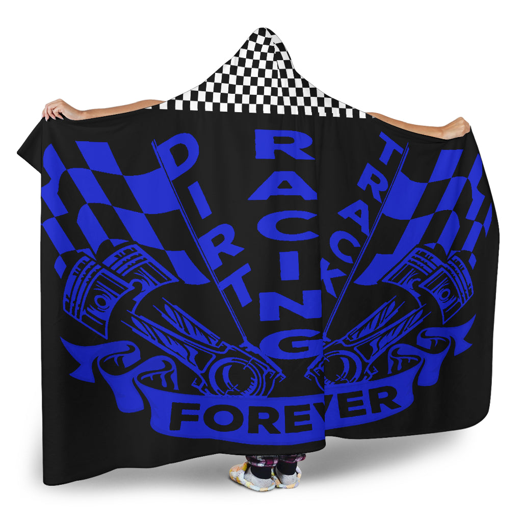 Dirt Track Racing Forever Hooded Blanket