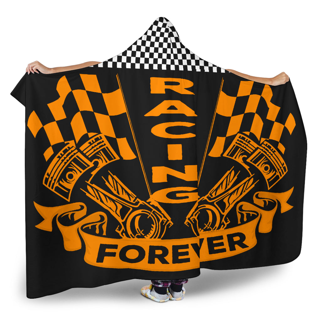 Racing Forever Hooded Blanket