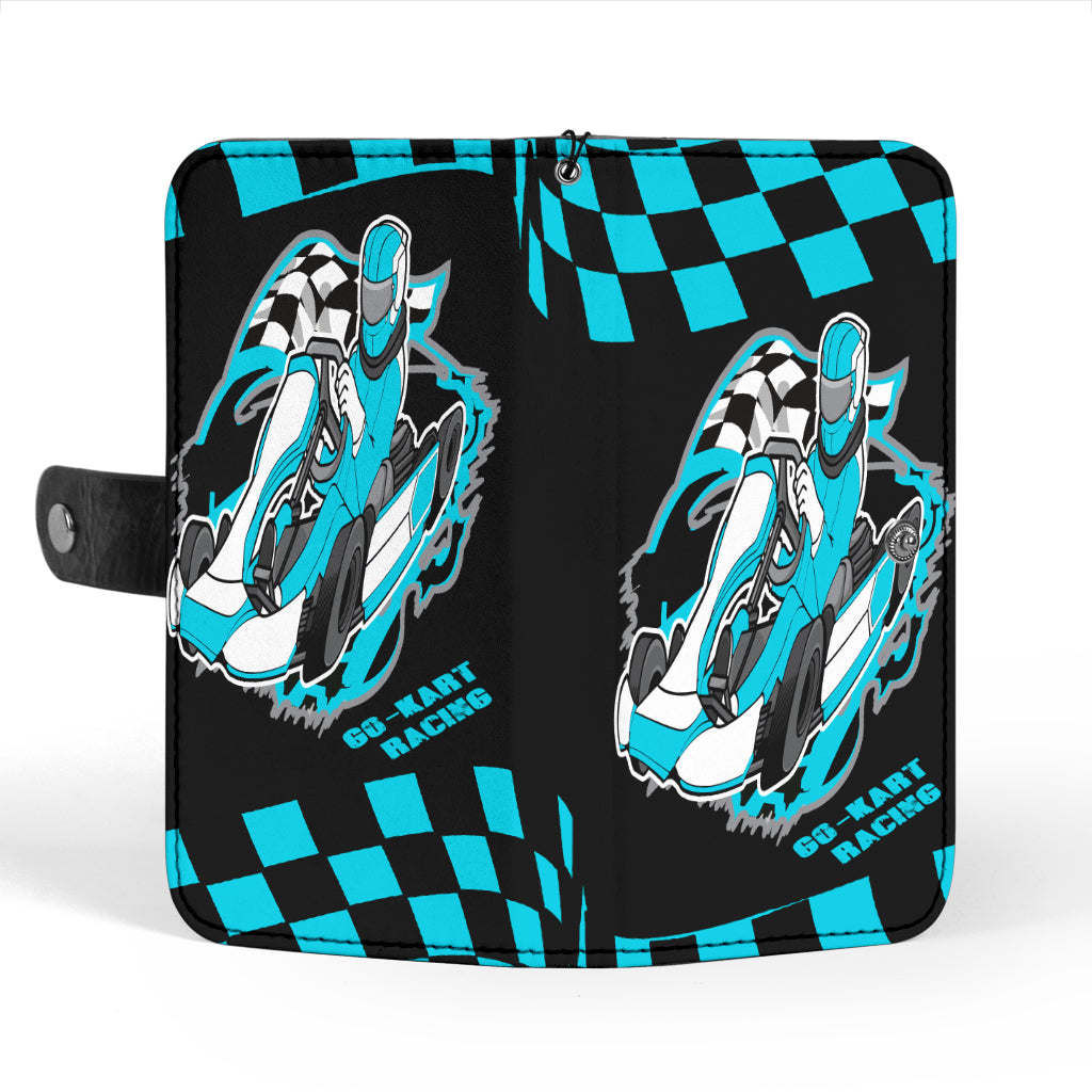 Go Kart Racing wallet phone case