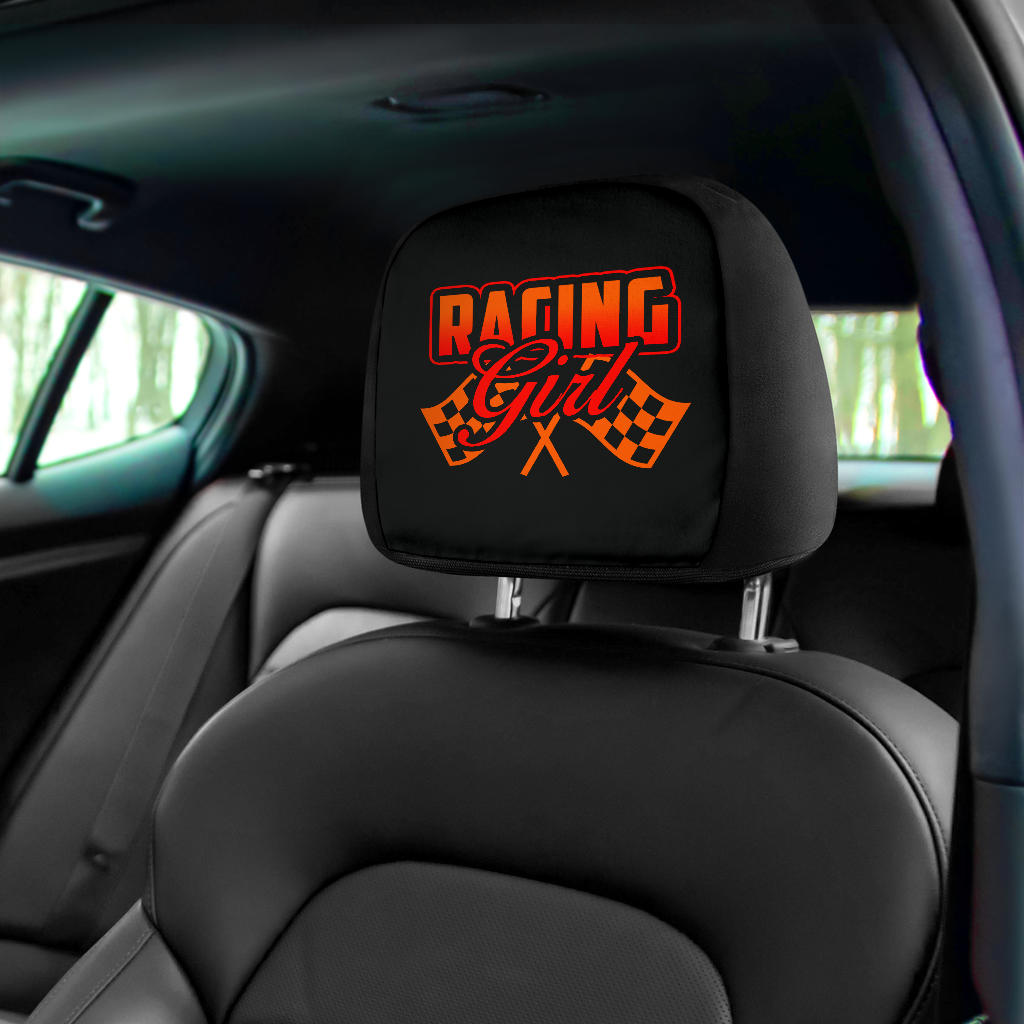 Racing Car Seat Headrest Covers