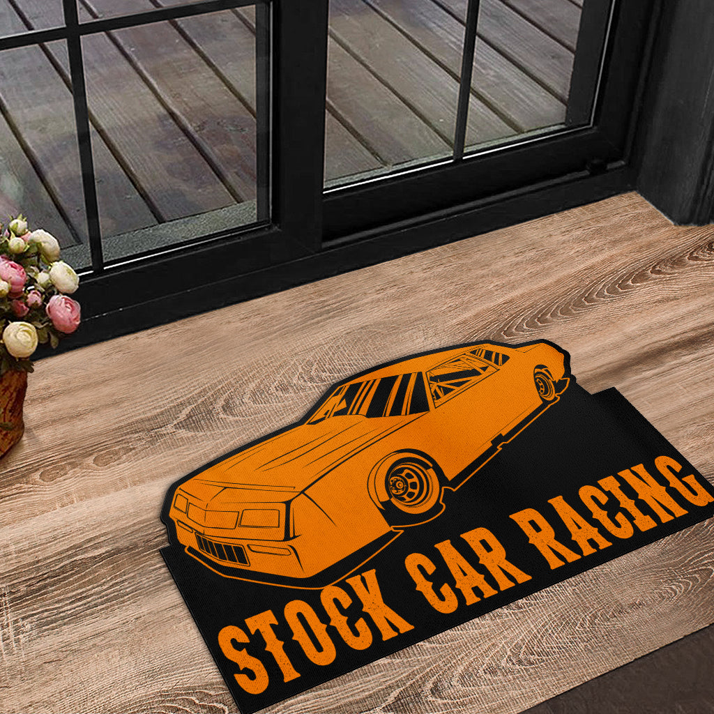 Custom shaped street stock Door mat