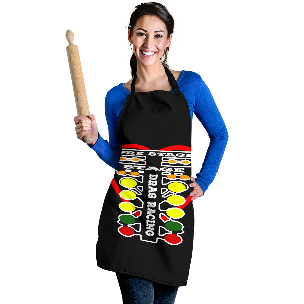 Drag Racing Women's Apron