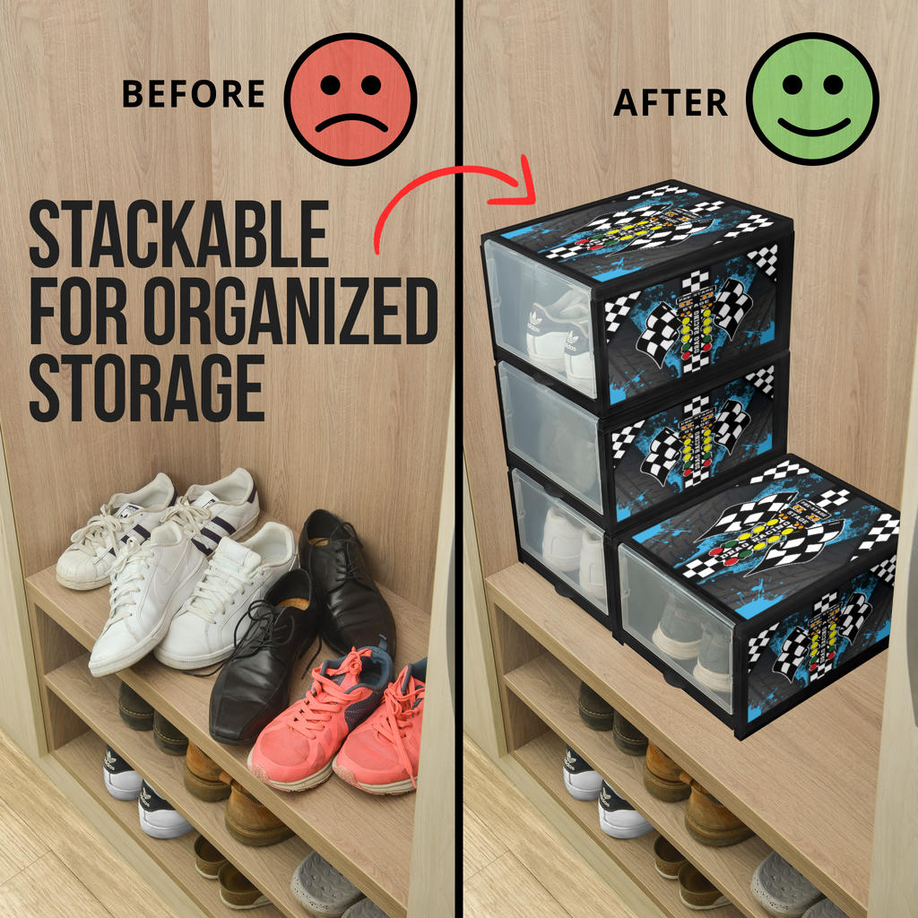 Drag Racing Shoe Organizer
