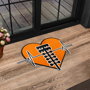 Custom Drag Racing Heartbeat Door Mat