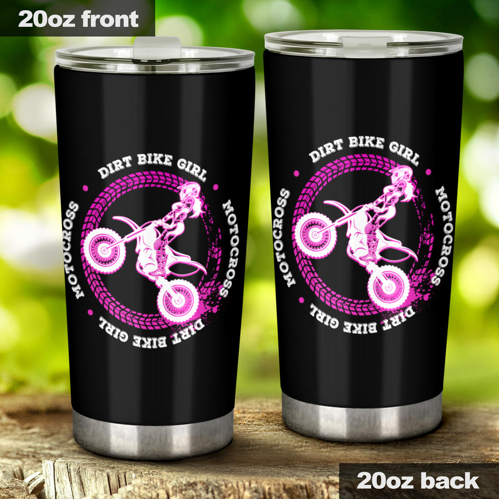 Motocross Girl Tumbler