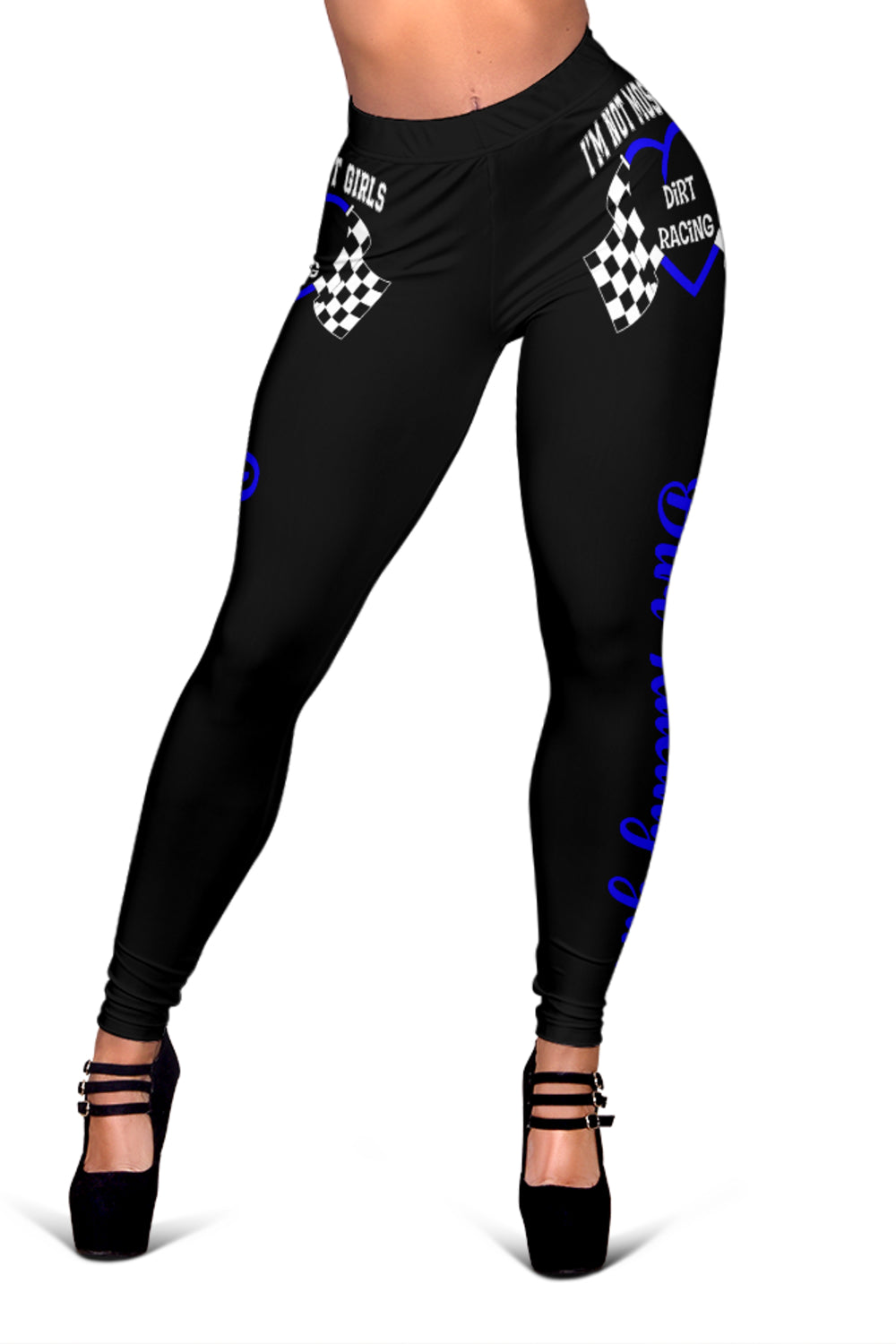 I'm Not Most Girls Dirt Racing leggings RBB