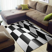Racing Checkered Flag Rug