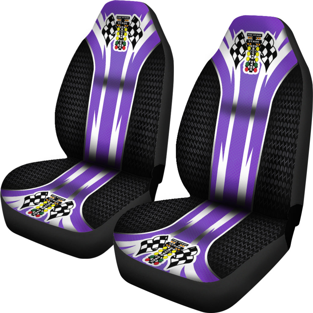 Drag Racing Seat Covers - RBNLPu (Set of 2)