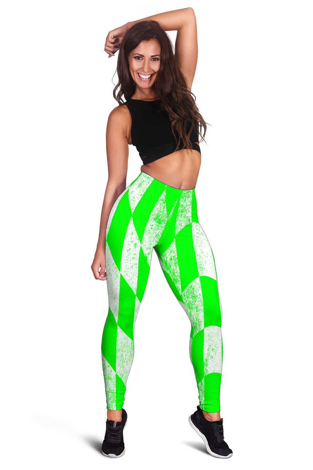 Racing Dirty Checkered Flag Leggings RBPis