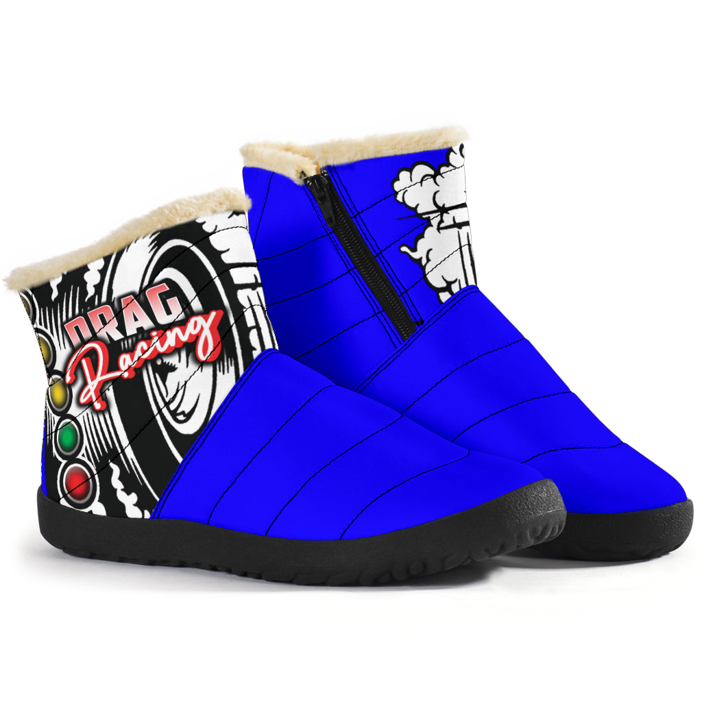 Drag Racing Cozy Winter Boots