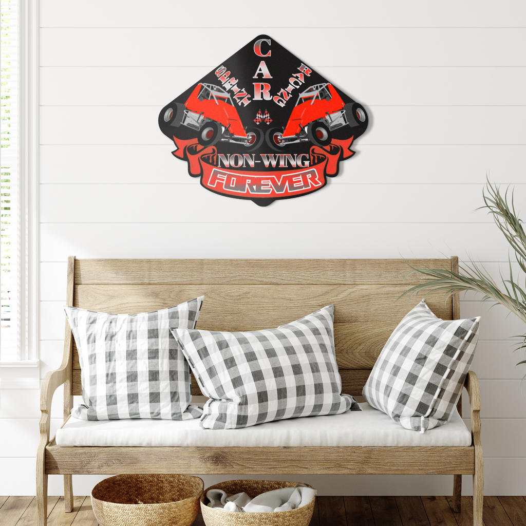 Sprint Car Racing Forever Non-Wing Metal Sign