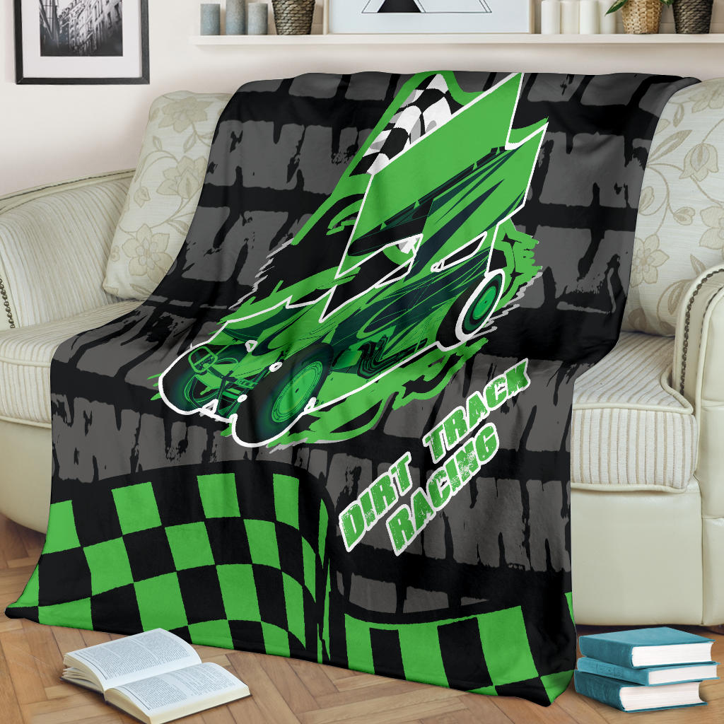 Sprint Car Racing Blanket