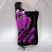 Demolition Derby Hooded Blanket 