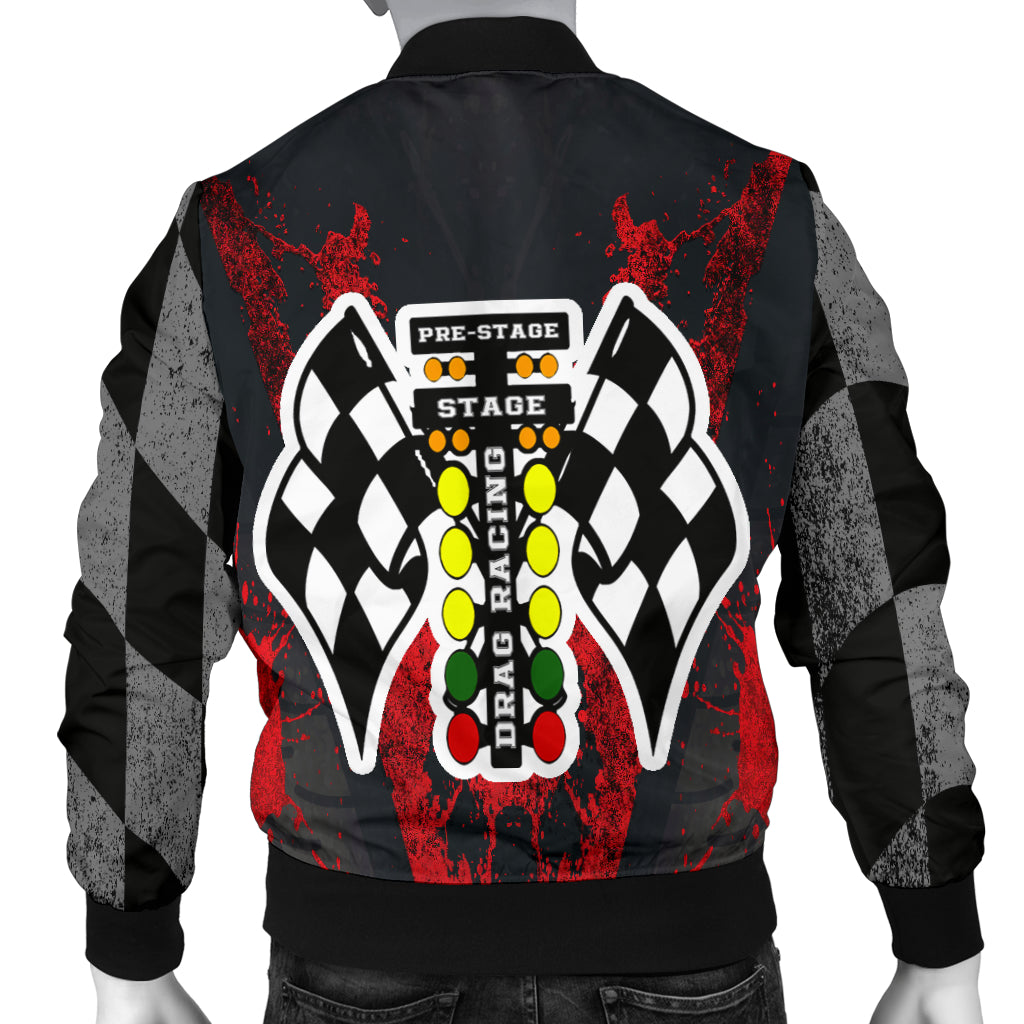 Drag Racing Men's Bomber Jacket RBR