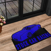 Custom shaped street stock door mat