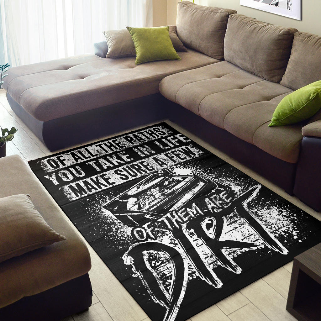 dirt track racing rug