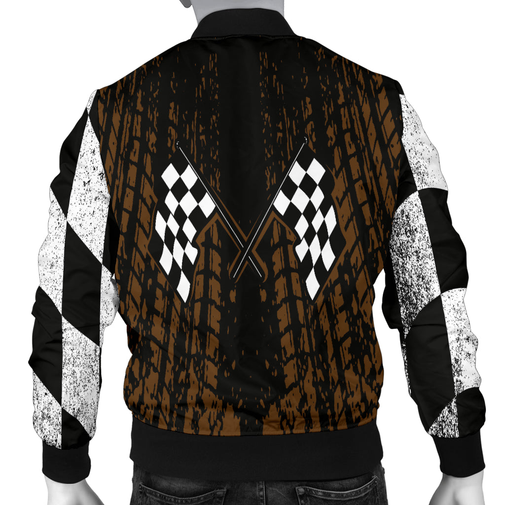 Dirt Track Racing Men's Bomber Jacket RBM