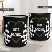 Dirt Racing Laundry Basket