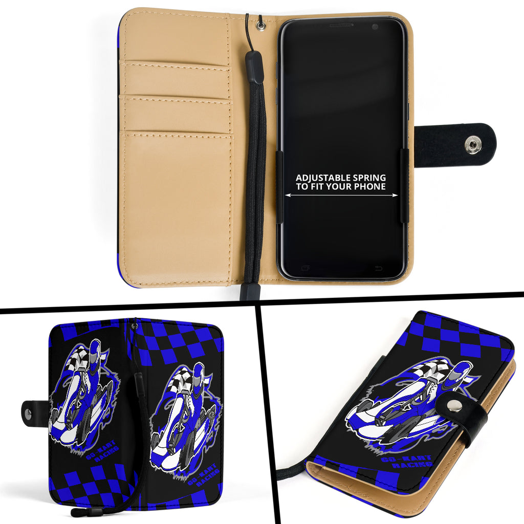 Go Kart Racing wallet phone case