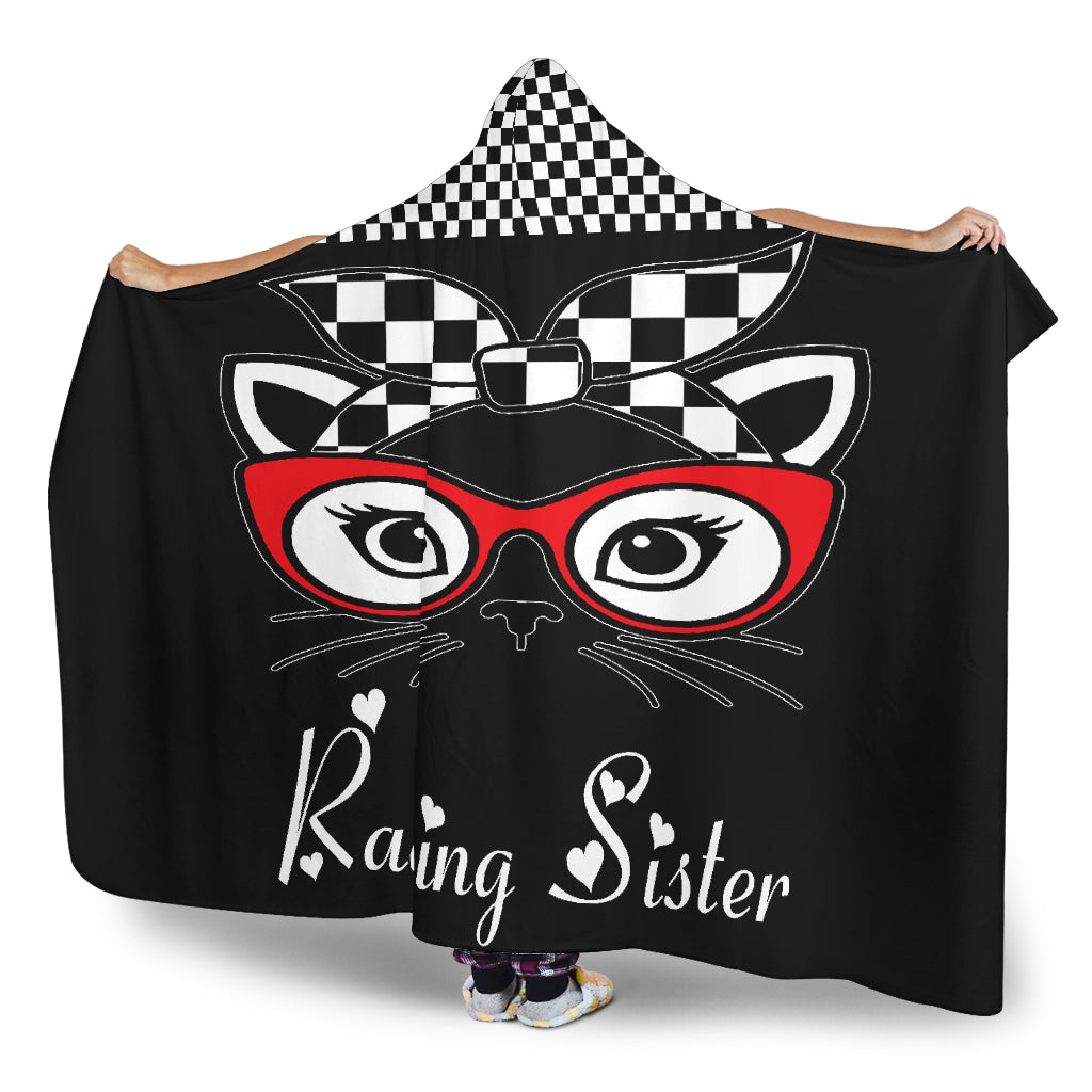 Racing Sister Hooded Blanket