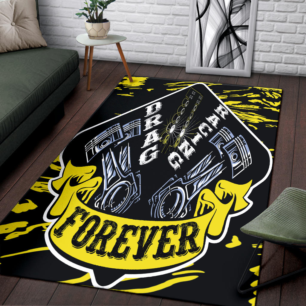 Drag Racing Forever Rug