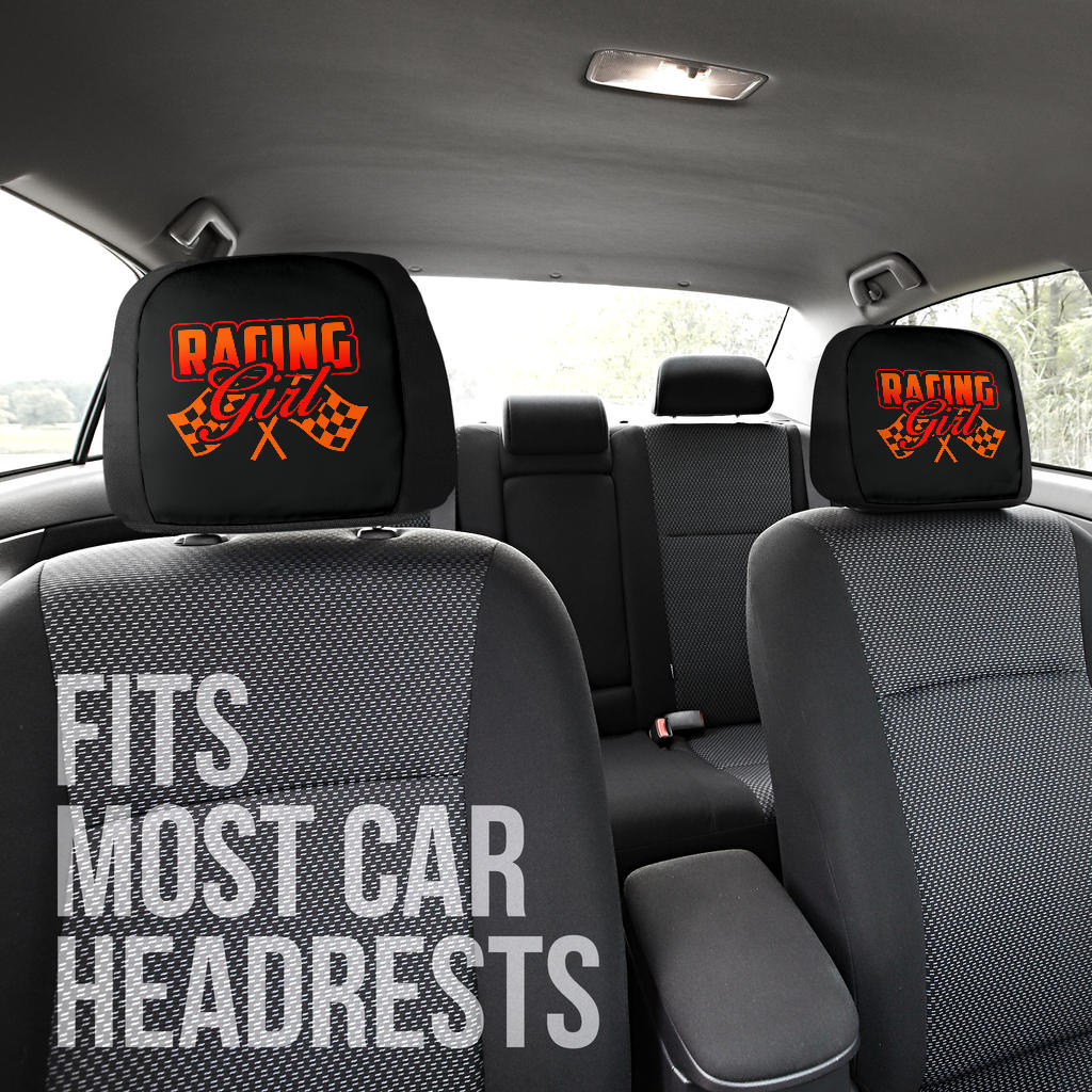 Racing Car Seat Headrest Covers