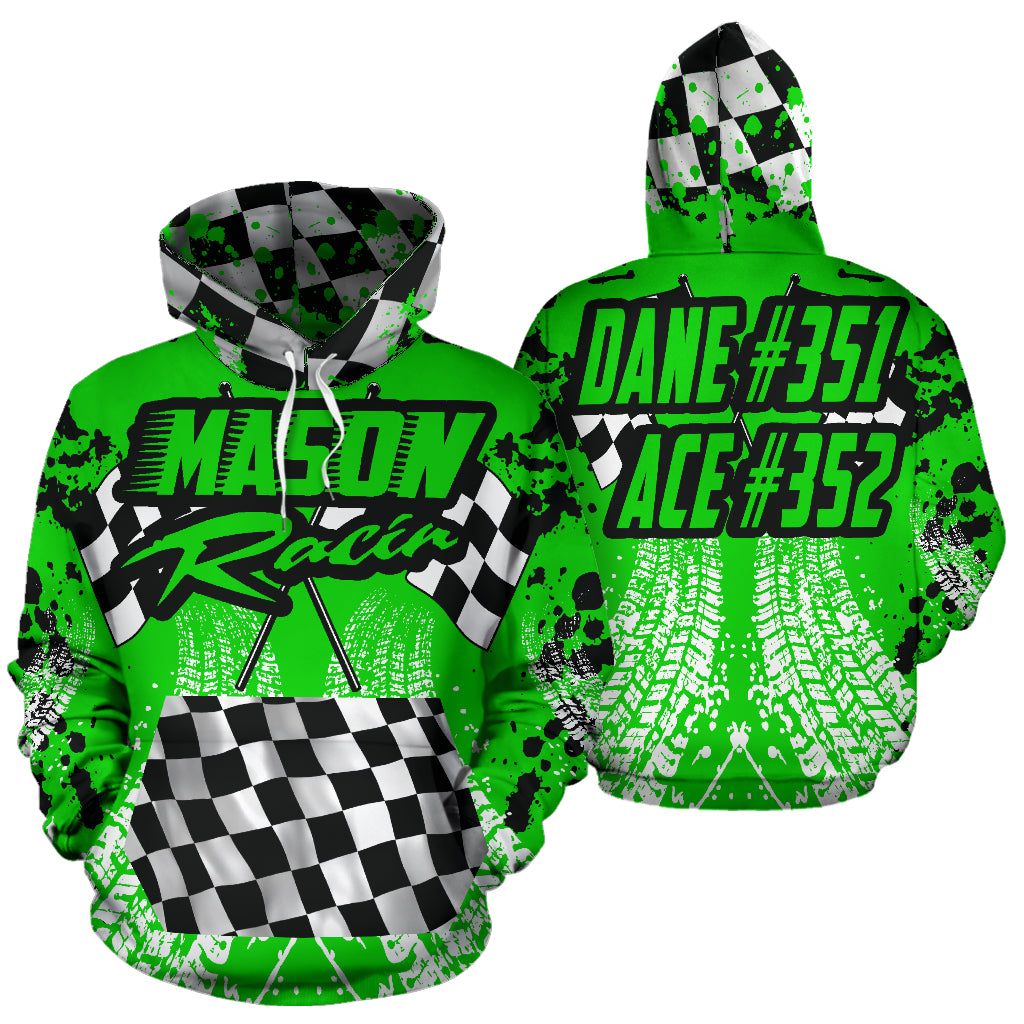 Racing All Over Print Hoodie